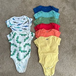 Lot of 8 Old Navy Onesies